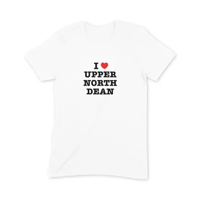 I Love Upper North Dean T Shirt - Image 3