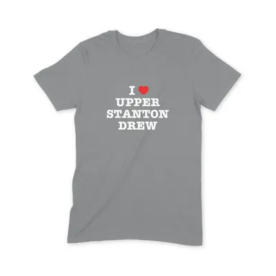 I Love Upper Stanton Drew T Shirt - Image 2
