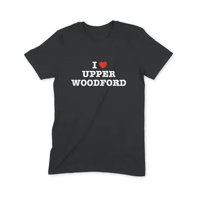 I Love Upper Woodford T Shirt - Image 1
