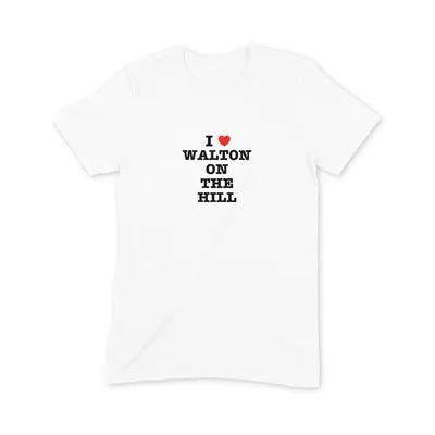 I Love Walton on the Hill T Shirt - Image 3