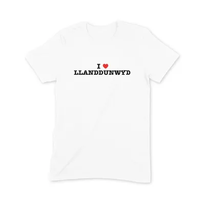 I Love Llanddunwyd T Shirt - Image 3