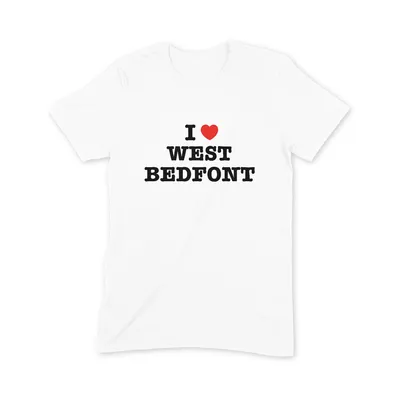 I Love West Bedfont T Shirt - Image 3