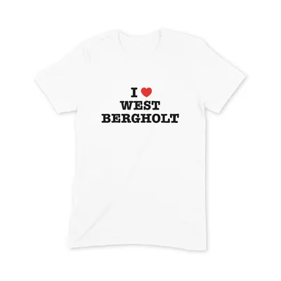 I Love West Bergholt T Shirt - Image 3