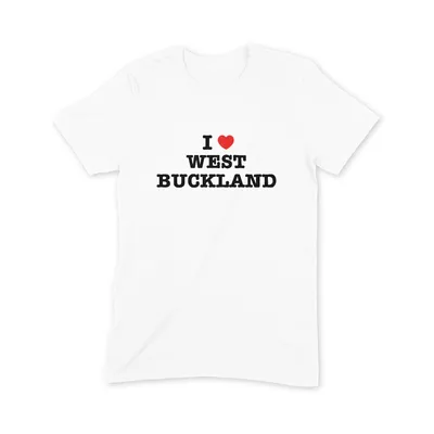 I Love West Buckland T Shirt - Image 3