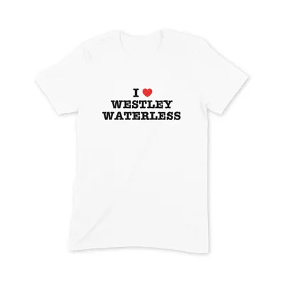 I Love Westley Waterless T Shirt - Image 3