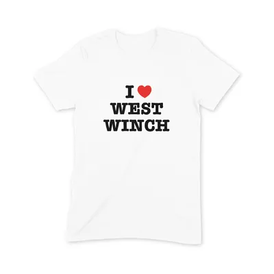 I Love West Winch T Shirt - Image 3