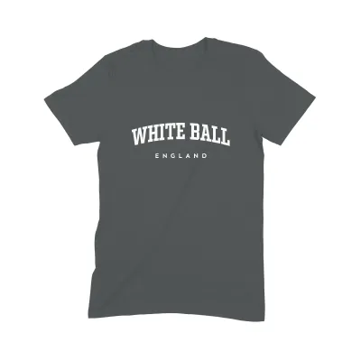 White Ball T Shirt (Varsity) - Image 2