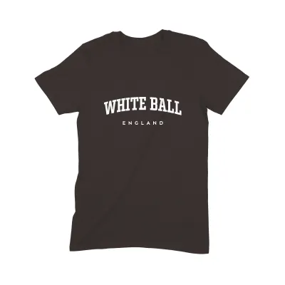 White Ball T Shirt (Varsity) - Image 3