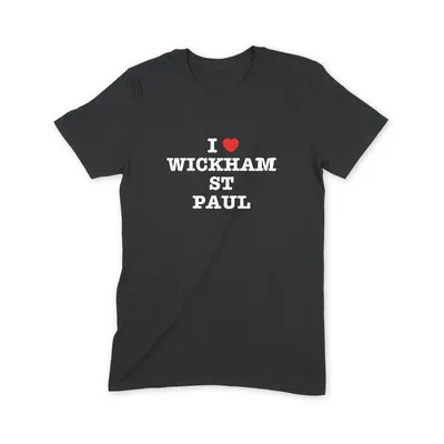 I Love Wickham St Paul T Shirt - Image 1