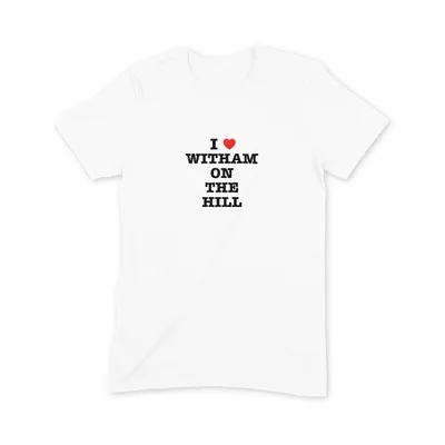 I Love Witham on the Hill T Shirt - Image 3