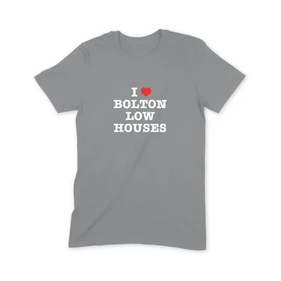 I Love Bolton Low Houses T Shirt - Image 2