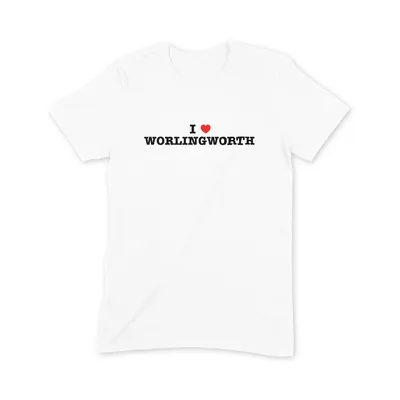 I Love Worlingworth T Shirt - Image 3