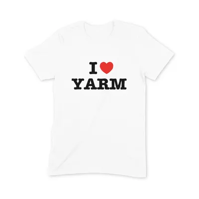 I Love Yarm T Shirt - Image 3