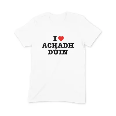 I Love Achadh Dúin T Shirt