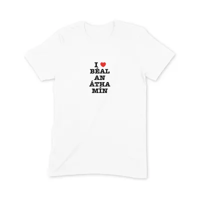I Love Béal an Átha Mín T Shirt - Image 3