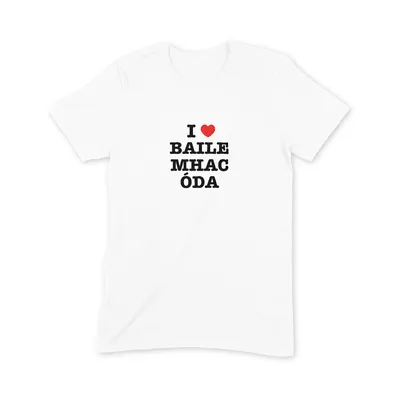 I Love Baile Mhac Óda T Shirt - Image 3