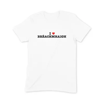 I Love Bréachmhaigh T Shirt - Image 3