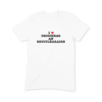 I Love Droichead an Bhuitléaraigh T Shirt - Image 3