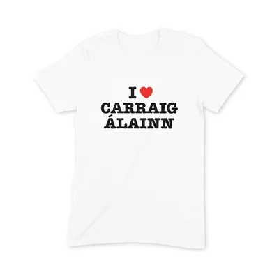 I Love Carraig Álainn T Shirt - Image 3