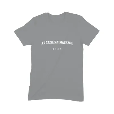 An Caisleán Riabhach T Shirt (Varsity) - Image 8