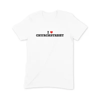 I Love Churchstreet T Shirt - Image 3