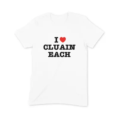 I Love Cluain Each T Shirt - Image 3