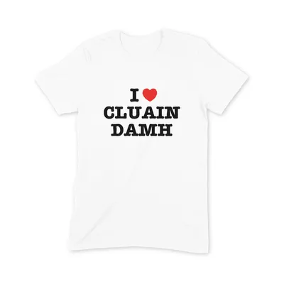 I Love Cluain Damh T Shirt - Image 3