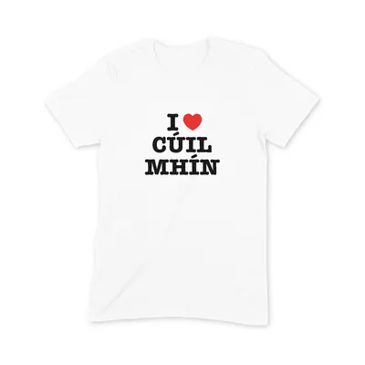 I Love Cúil Mhín T Shirt - Image 3