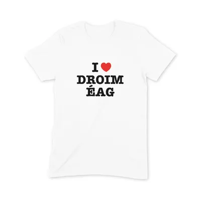 I Love Droim Éag T Shirt - Image 3