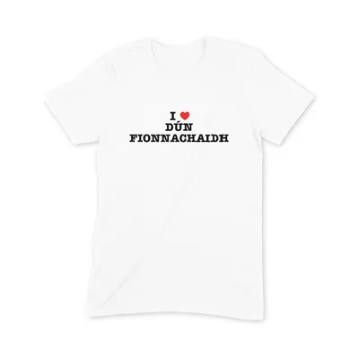 I Love Dún Fionnachaidh T Shirt - Image 3