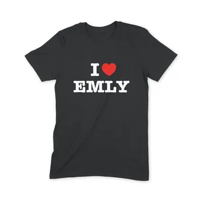 I Love Emly T Shirt - Image 1