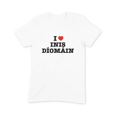 I Love Inis Díomáin T Shirt - Image 3