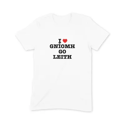 I Love Gníomh go Leith T Shirt - Image 3