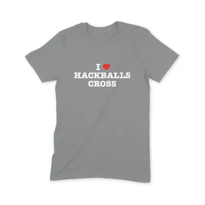I Love Hackballs Cross T Shirt - Image 2
