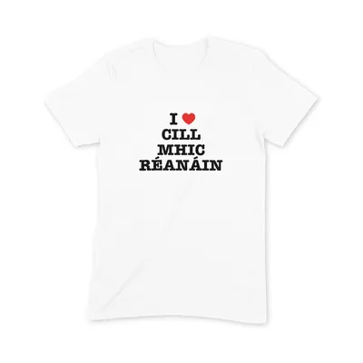 I Love Cill Mhic Réanáin T Shirt - Image 3
