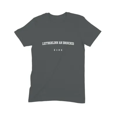 Leithghlinn an Droichid T Shirt (Varsity) - Image 2