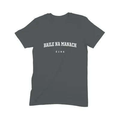 Baile na Manach T Shirt (Varsity) - Image 2