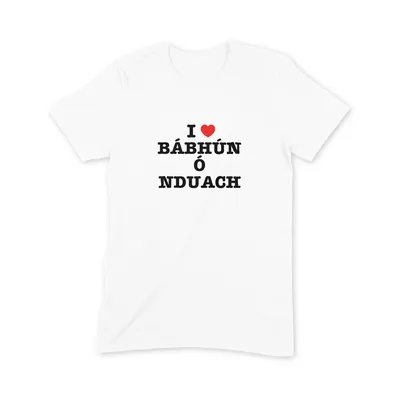 I Love Bábhún Ó nDuach T Shirt - Image 3