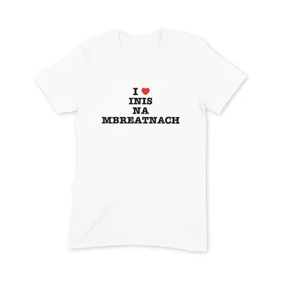 I Love Inis na mBreatnach T Shirt - Image 3