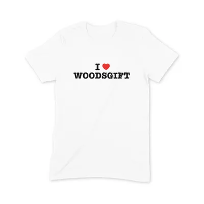 I Love Woodsgift T Shirt - Image 3
