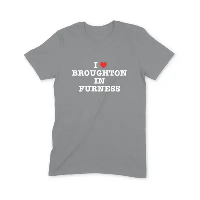 I Love Broughton in Furness T Shirt - Image 2