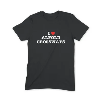 I Love Alfold Crossways T Shirt - Image 1