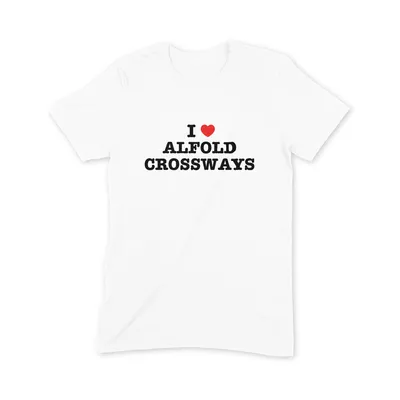 I Love Alfold Crossways T Shirt - Image 3