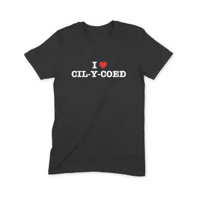 I Love Cil-y-coed T Shirt - Image 1