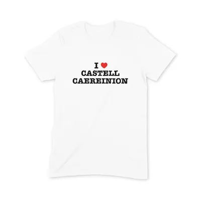 I Love Castell Caereinion T Shirt - Image 3