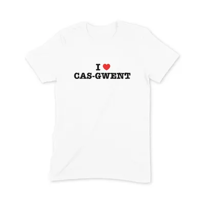 I Love Cas-Gwent T Shirt - Image 3