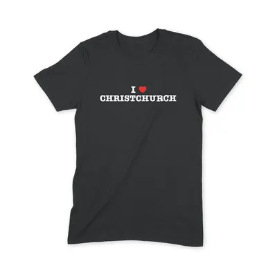 I Love Christchurch T Shirt - Image 1