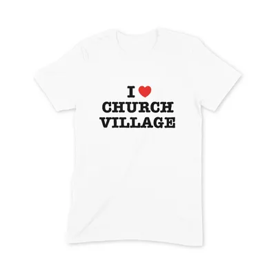I Love Church Village T Shirt - Image 3