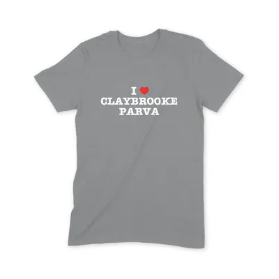 I Love Claybrooke Parva T Shirt - Image 2