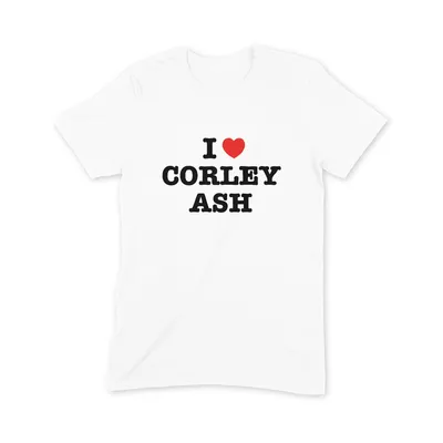 I Love Corley Ash T Shirt
